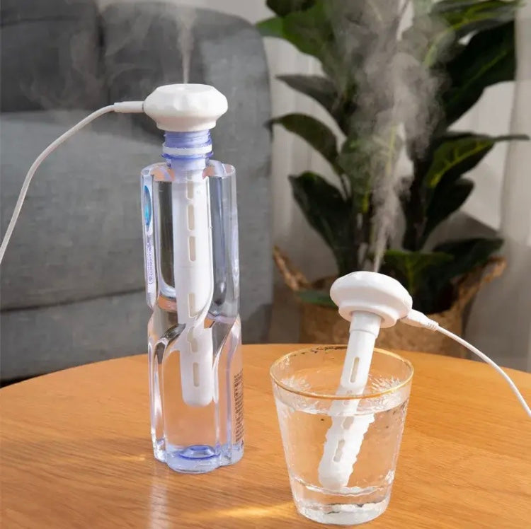 USB Mini Ultrasonic H20 Air Humidifier, LED Lamp USB Water Bottle Cup, Mist Maker With Cool Light For Office USB Mini Ultrasonic H20 Air Humidifier, LED Lamp USB Water Bottle Cup, Mist Maker With Cool Light For Office